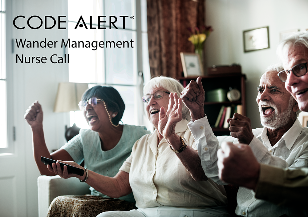 Senior life safety solutions from RFT include Nurse Call and Wander Management