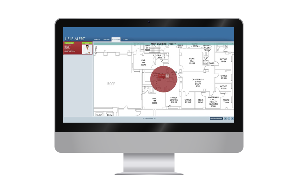 Help Alert Software pinpointing staff on Computer monitor