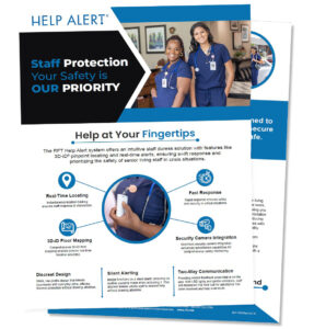 Help Alert Badge Flyer for Senior living