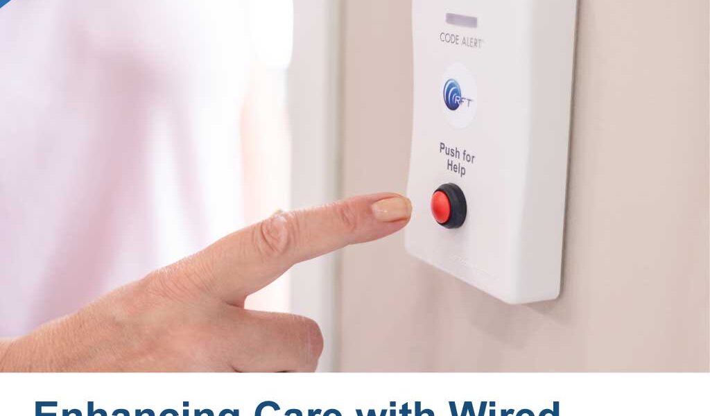 Pushing wired nurse call button